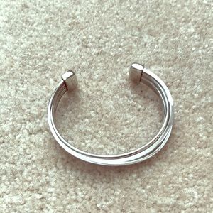Lia Sophia Silver Cuff Bracelet